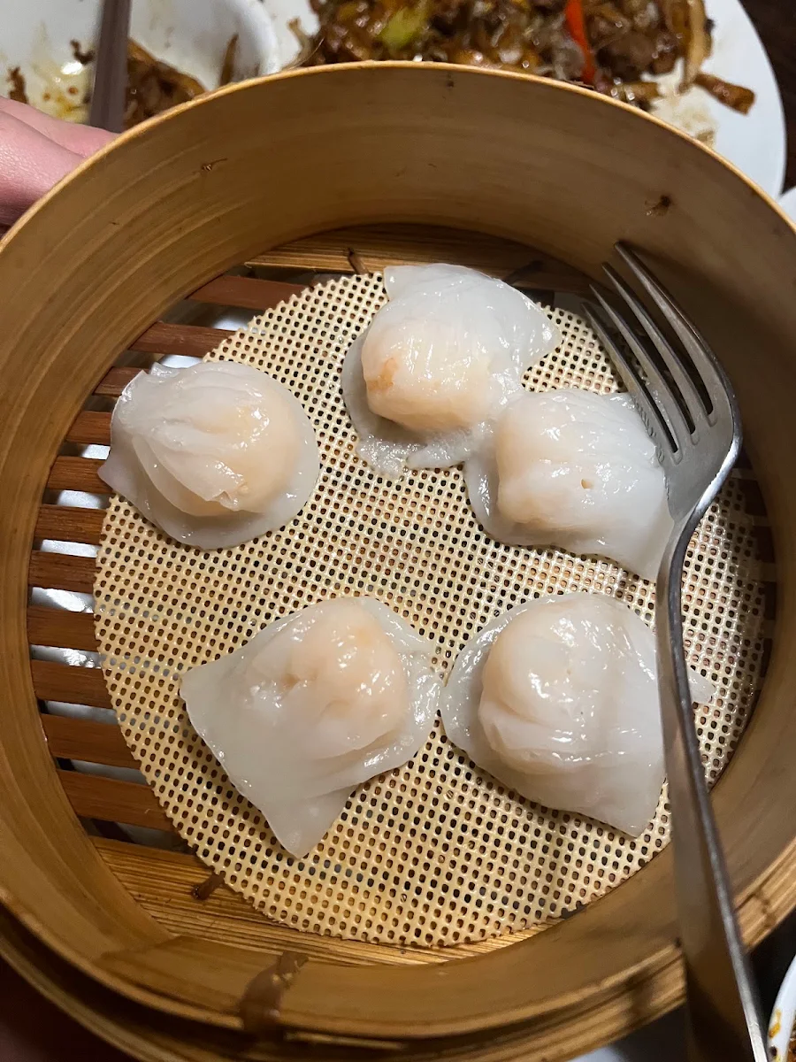 Xia Jiao Shrimp Dumplings 5pcs 虾饺, Legendary Noodle House